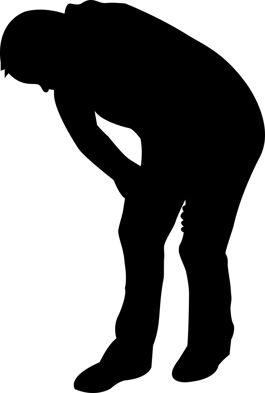 איש אם כאבי גב 
